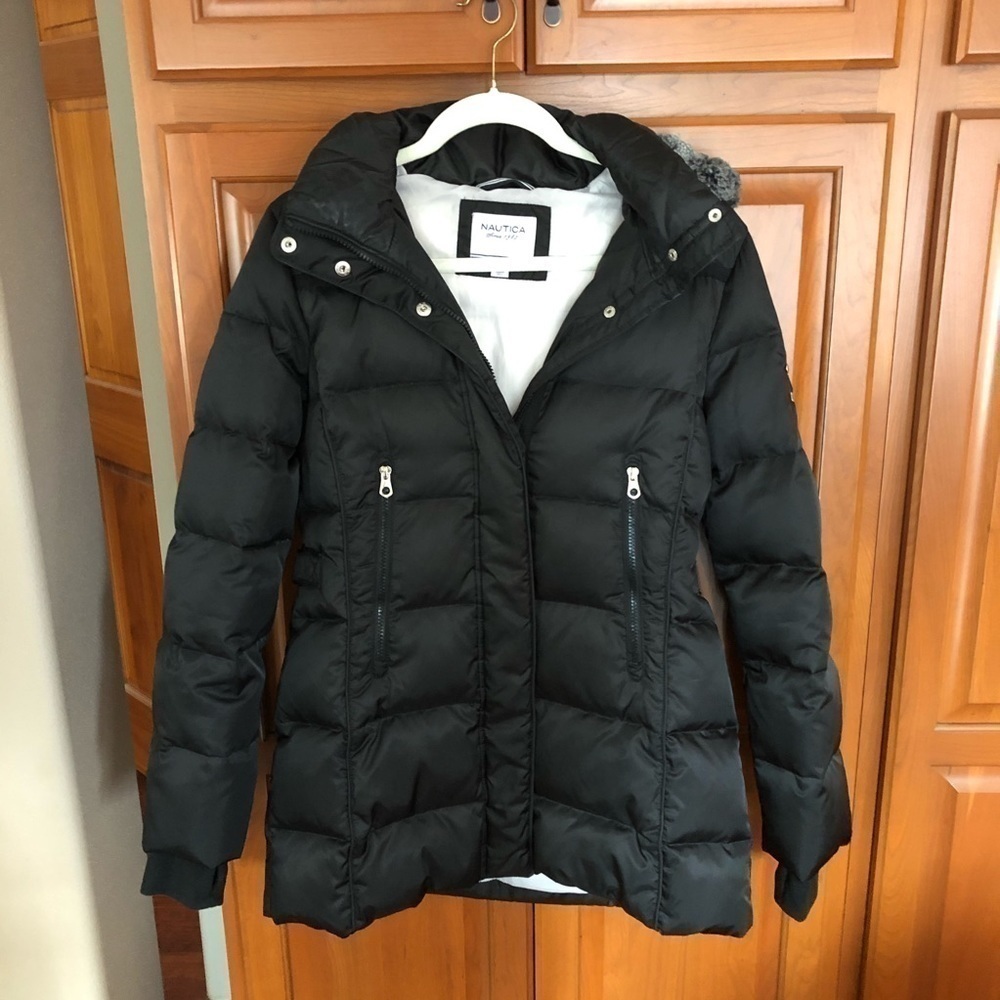 Nautica Hooded Puffer Coat - Picture 4 of 11